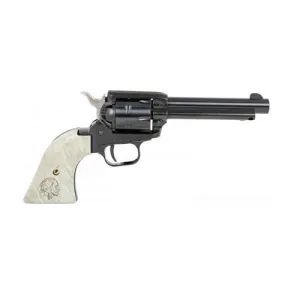 HERITAGE MANUFACTURING Rough Rider 22LR / 22WMR 4.75" 6rd Revolver - Black / Buffalo Nickel Engraved
