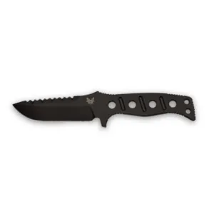BENCHMADE Fixed Adamas 4.2" Drop Point Coated Plain Edge