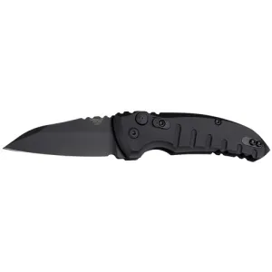 HOGUE A01 2.75" Wharncliffe Black Cerakote/Blk Aluminum