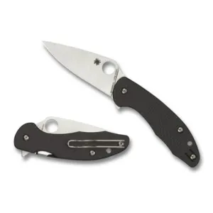 SPYDERCO Mantra 3 Carbon Fiber/G-10 Laminate Plain Edge