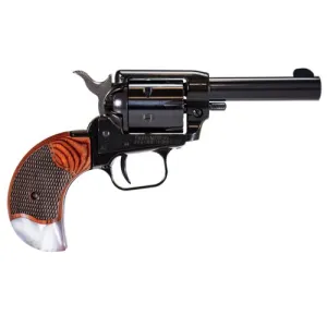 HERITAGE MANUFACTURING Barkeep 22 LR 3" 6rd Revolver - Black w/ Rosewood & Pearl Birdshead Grips