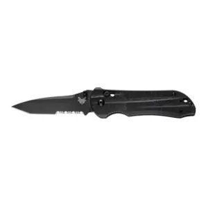 BENCHMADE AXIS Stryker 3.57" Tanto Serrated Edge Coated