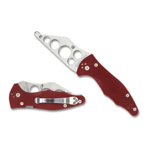 SPYDERCO Yojimbo 2 G-10 Red Trainer