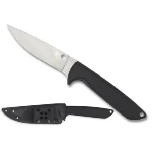 SPYDERCO WaterWay LC200N G-10 Black Plain Edge