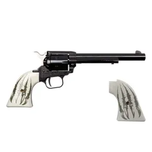 HERITAGE MANUFACTURING Rough Rider 22 LR 6.5" 6rd Revolver - Blued | White Bear Claw Grips