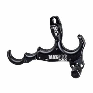 TRUBALL ARCHERY MAX PRO FLEX 4 FINGER BLACK