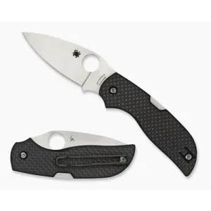 SPYDERCO Chaparral CF/G-10 Laminate CTS XHP Plain Edge
