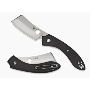 SPYDERCO Roc G-10 Black Plain Edge