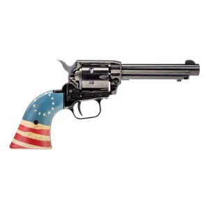 HERITAGE MANUFACTURING Rough Rider 22 LR 4.8" 6rd Revolver - Blued / Honor Betsy Ross Flag