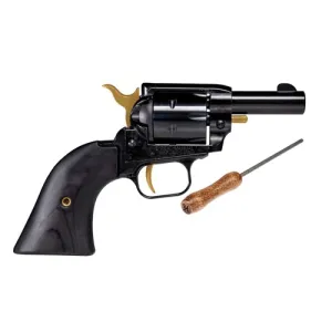 HERITAGE MANUFACTURING Barkeep 22LR 3" 6rd Revolver - Black w/ Gold Accents