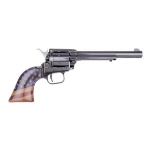 HERITAGE MANUFACTURING Rough Rider 22LR 6.5" 6rd Revolver - Blued / Honor Betsy Ross Flag