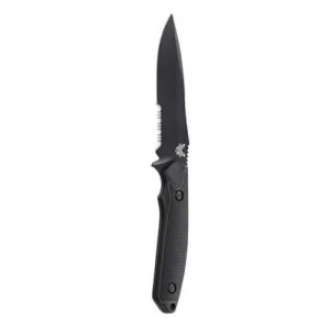 BENCHMADE Protagonist 4.54" Drop Point Coated Serrated Edge