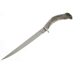SILVER STAG KNIVES Alaskan Fillet 9" D2 Steel Fillet Blade | Antler Handles