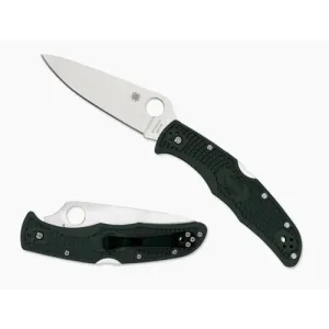 SPYDERCO Endura 4 Ltwt British Racing Grn ZDP-189 Plain Edg