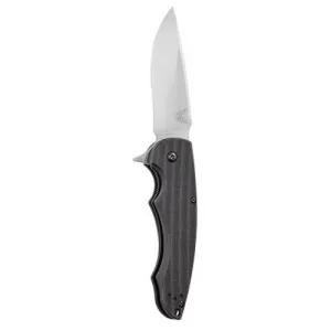 BENCHMADE Precinct 3.3" Drop Point Satin Finish Plain Edge