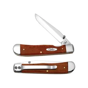 CASE KNIVES Smooth Chestnut Bone Trapperlock (6154Lc SS) Clip