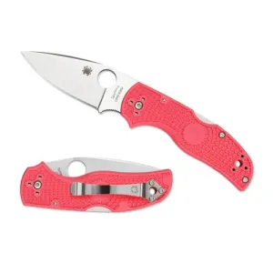 SPYDERCO Native 5 Pink Heals Lightweight Pink Plain Edge