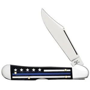 CASE KNIVES Stripes of Service-Ntrl Bone (Blue) Mini Copperlck