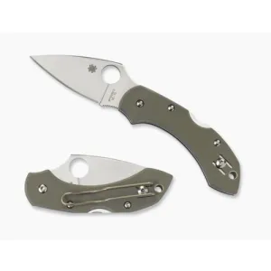 SPYDERCO Dragonfly G-10 Foliage Green Plain Edge