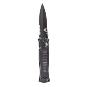 BENCHMADE 530 3.25" Spear-Point Serrated Coated