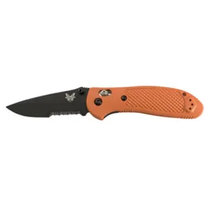 BENCHMADE Griptillian 3.45" Drop Point Serrated Edge Coated