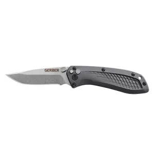 GERBER KNIVES US-Assist Assisted Folding Knife 3" Drop Point Blade + Grey GFN Handles