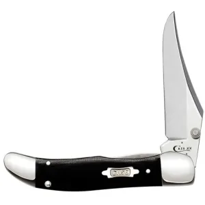 CASE KNIVES Kickstart Smooth Black Canvas Lam Mid-Fold Hunter