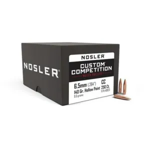 NOSLER Reloading Bullets Competition HPBT 6.5mm 140 Grain 250rd