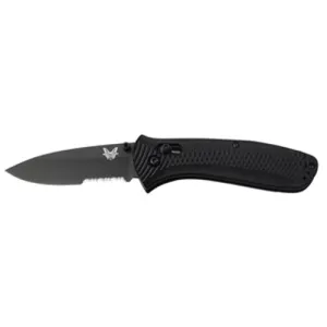 BENCHMADE Presidio Ultra 3.47" Drop Point Serrated Coated