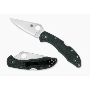 SPYDERCO Delica 4 Ltwt British Racing Grn ZDP-189 Plain Edg