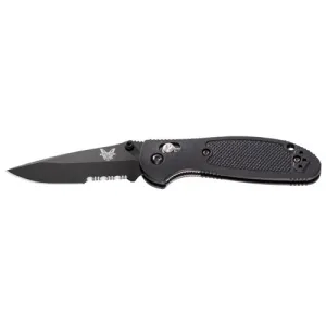 BENCHMADE Mini Griptilian 2.91" Drop Point Coated Serrated