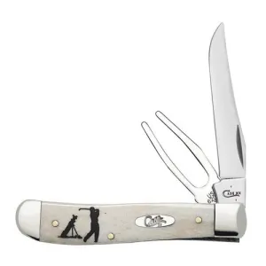 CASE KNIVES Golfer's Tool Gift Set - Smooth Antique Bone