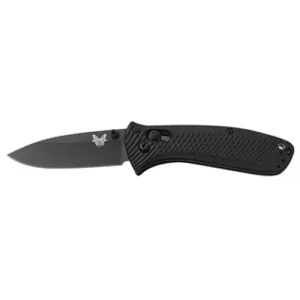 BENCHMADE Mini Presidio Ultra 2.97" Drop Point Plain Coated