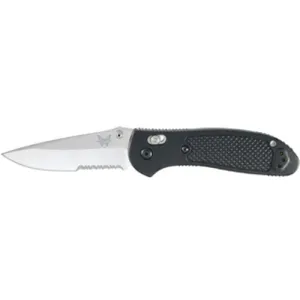 BENCHMADE Griptillian 3.45" Drop Point Satin Serrated Edge