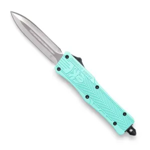 COBRATEC Small CTK-1 Dagger Straight Edge Tiffany Blue