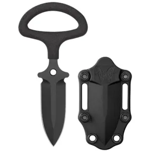 BENCHMADE CBK 2.5" Double-Edge Spear Point Coated Plain Edge
