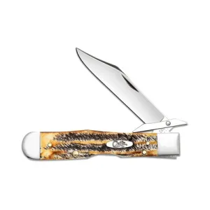 CASE KNIVES Jigged 6.5 Bonestag Cheetah Knife 4.38" Closed