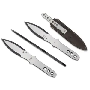 SPYDERCO SpyderThrowers Small Set of 3 Plain Edge