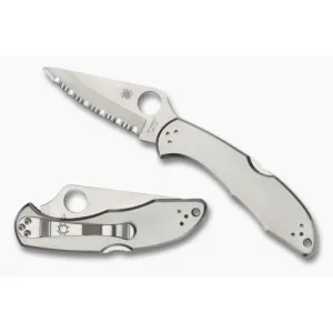 SPYDERCO Delica 4 Stainless Serrated Edge
