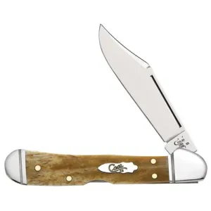 CASE KNIVES Smooth Antique Bone Mini Copperlock (61749L SS)