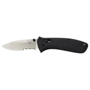 BENCHMADE Mini Presidio Ultra 2.97" DropPoint Serrated Satin