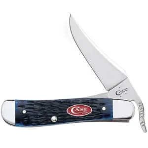 CASE KNIVES Navy Blue Bone Rogers Jig Russlock (61953L SS)
