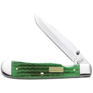 CASE KNIVES 6154L SS John Deere Grn Trprlo