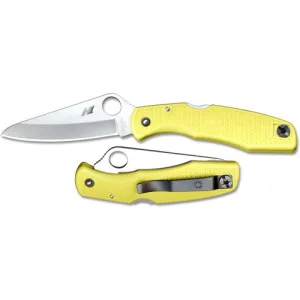 SPYDERCO Pacific Salt Lightweight Yellow H1 Plain Edge