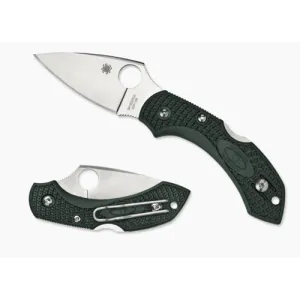SPYDERCO Dragonfly 2 Ltwt British Racing Grn ZDP-189 Plain