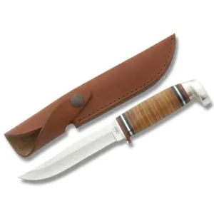 CASE KNIVES Leather Hunter (365-5 SS) w/Leather Sheath
