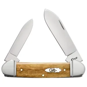 CASE KNIVES Smooth Antique Bone - Canoe (62131 SS)
