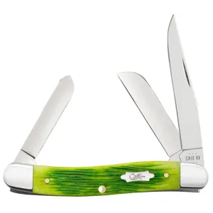CASE KNIVES Line Green Bone - Barnboard Jig Med Stockman