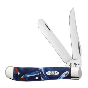 CASE KNIVES Kirinite Patriot Mini Trapper 3.5" Closed