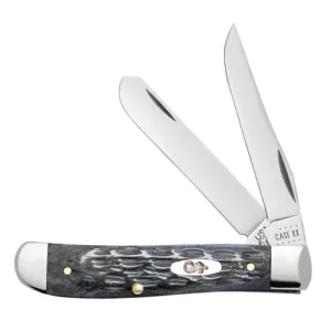 CASE KNIVES Pocket Worn Gray Bone-Crandall Jig Mini Trapper
